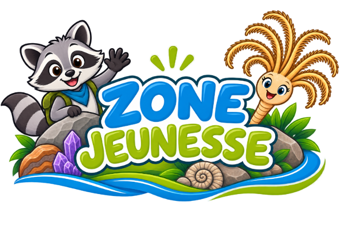 Zone Jeunesse avec Rocky le raton laveur et Lily le crinoïde